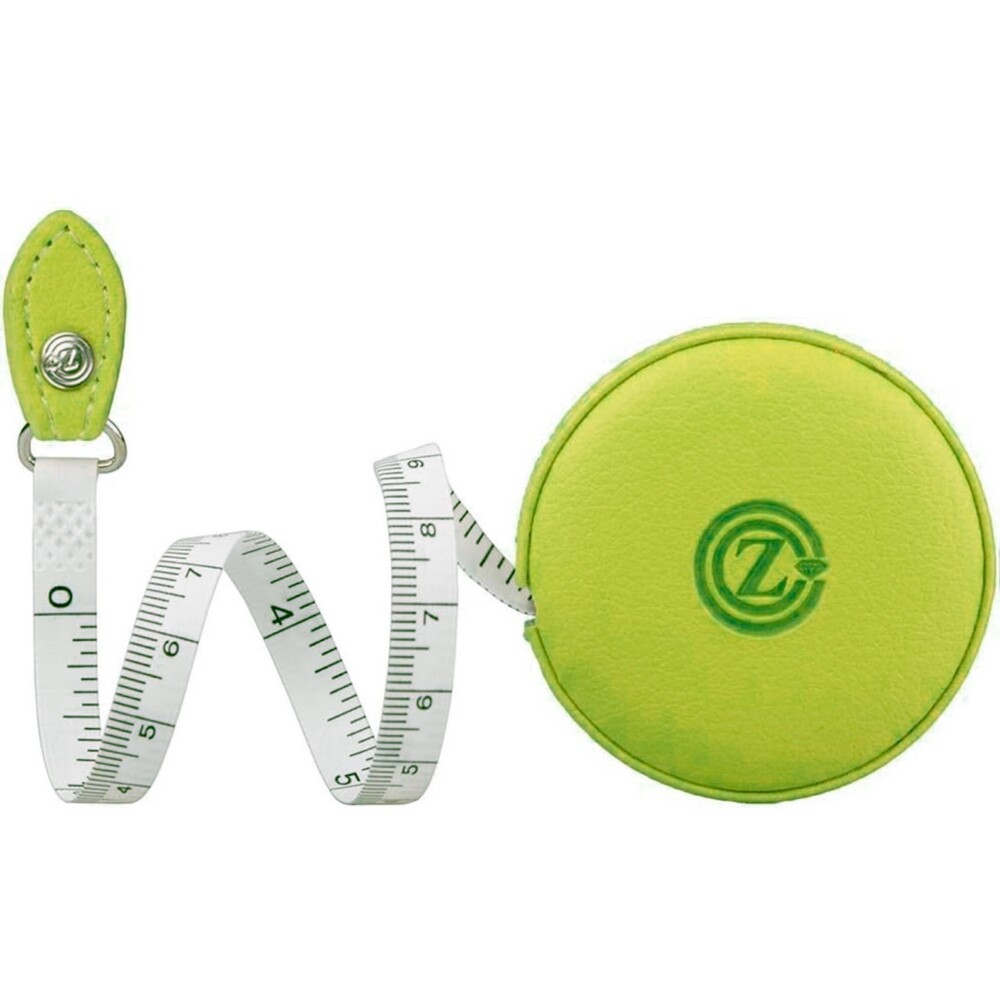Cloth Tape Measure Retractable Metric Imperial Body Sewing Tailor Craft Green